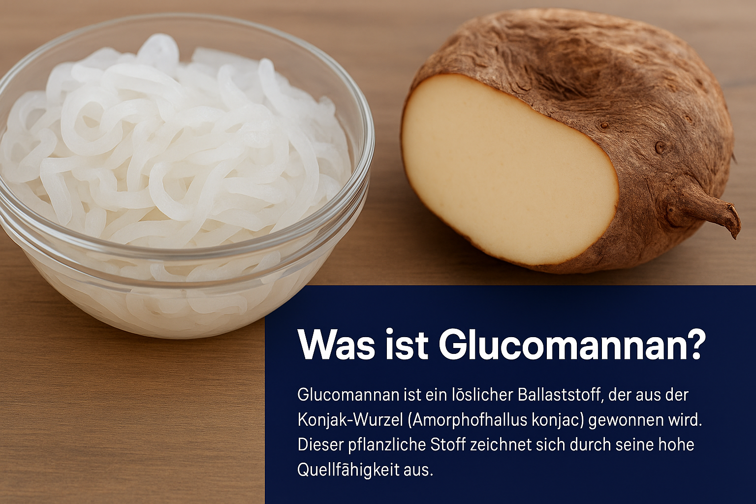 Glucomannan zum Abnehmen